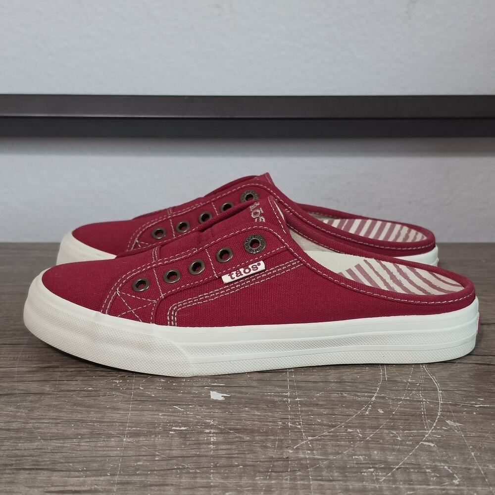 Taos EZ Soul Women's Casual Comfort Slip-On Shoes Sneakers Size 7 Red